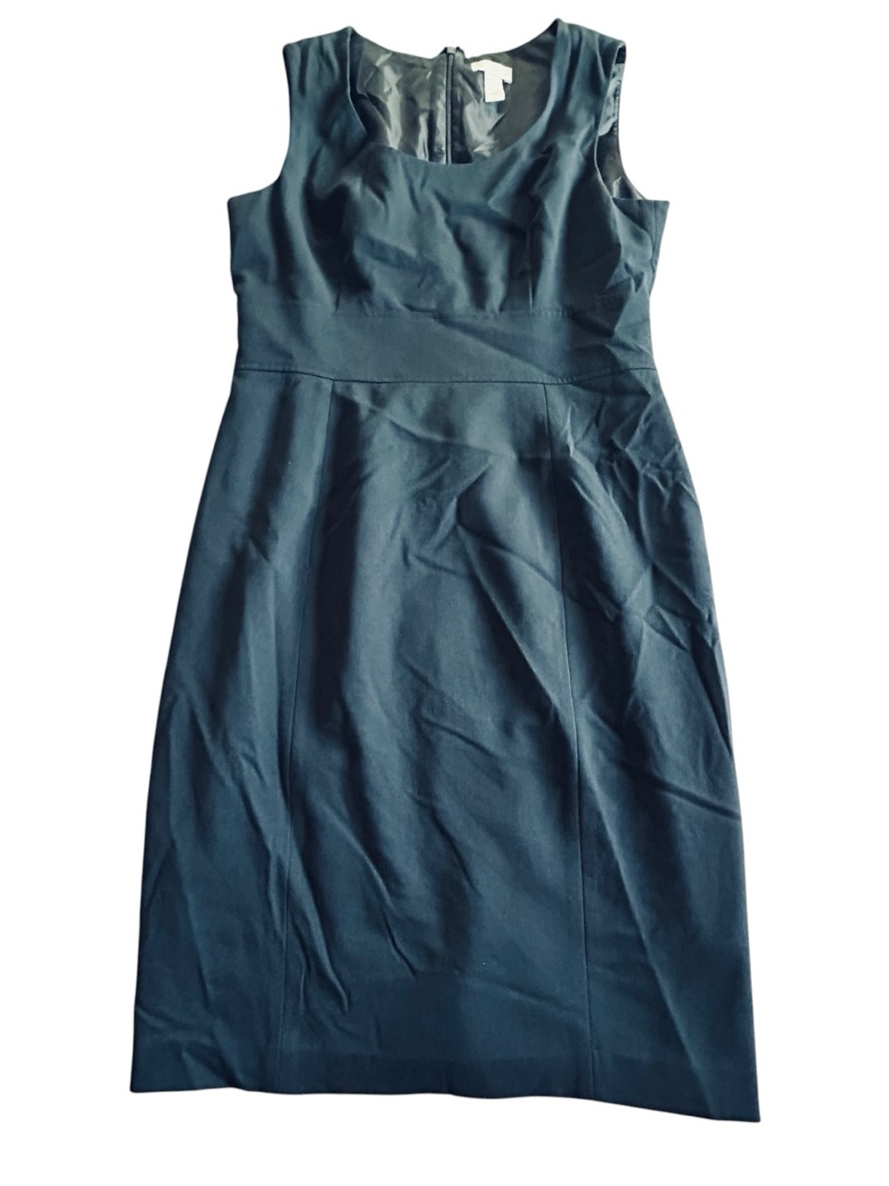 Charter Club Sleeveless Navy Midi Sheath Dress
